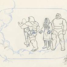 Super Friends Layout Drawings - ID: aug22385 Hanna Barbera