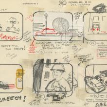 Mr. Magoo's Dick Tracy & the Mob Storyboard Drawing - ID: aug22422 UPA