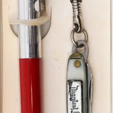1960s Disneyland Hotel Pen & Pocket Knife Souvenir Set - ID: augdisneyana20240 Disneyana