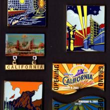 California Adventure Grand Opening Pin Collection  - ID: augdisneyana20245 Disneyana