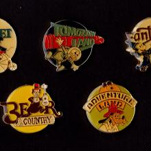 Collection of (5) 30th Anniversary Disneyland Pins  - ID: augdisneyana20249 Disneyana