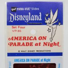 America On Parade at Night Disneyland PANA-VUE Slides  - ID: augdisneyana21007 Disneyana