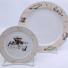 Euro Disney Inventions (2) Plate Set  - ID: augdisneyana21075 Disneyana
