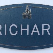 1960s-70s Disneyland Cast Member Richard Name Tag - ID: augdisneyana21174 Disneyana