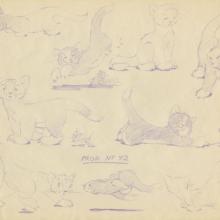 Tom and Jerry Puss Gets the Boot 1942 Model Sheet - ID: augmgm001 MGM