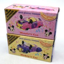 Tokyo Disneyland Happy Birthday 2019 Special Version Mckey & Minnie  Miniature Replica Cars - ID: augtomica21138 Disneyana