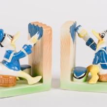 1961 Donald Duck Bookends by Dan Brechner - ID: dan0001don Disneyana