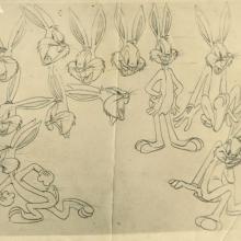 Bugs Bunny Photostat Model Sheet - ID: decbugs21042 Warner Bros.