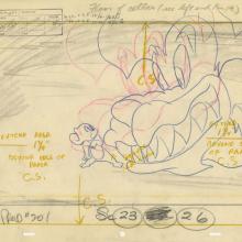 Jerry and the Lion Original Layout Drawing - ID: decjerry21119 MGM