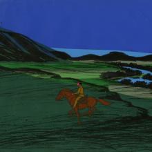 The Lone Ranger Production Cel & Background - ID: declone21003 Format