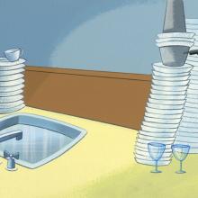 The Ren and Stimpy Show Production Background - ID: decren21028 Nickelodeon