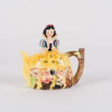 1960s Snow White Ceramic Musical Teapot by Enesco - ID: enesco00072sno Disneyana