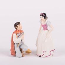 1980s Snow White and the Prince Figurine by Goebel - ID: febdisneyana21558 Disneyana