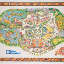 1983 Tokyo Disneyland Grand Opening Map - ID: febdisneyland22049 Disneyana