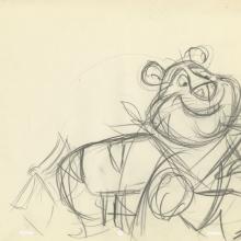 1950s Frosted Flakes Cereal Commercial Production Drawing - ID: jancommercial22059 Commercial
