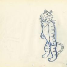1950s Frosted Flakes Cereal Commercial Production Drawing - ID: jancommercial22062 Commercial