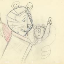 1950s Frosted Flakes Cereal Commercial Production Drawing - ID: jancommercial22065 Commercial