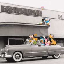 Walt's Convertible Limited Edition Cel - ID: jandisney22125 Walt Disney