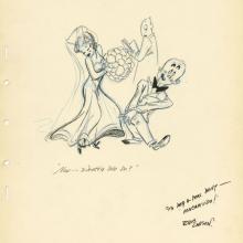 Eric Larson Wedding Gift Gag Drawing - ID: jandisneyana22005 Walt Disney