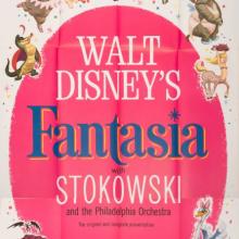 Fantasia 1963 Foreign Three Sheet Promotional Poster  - ID: janfantasia22292 Walt Disney
