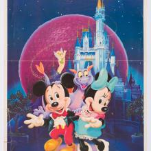 1985 EPCOT Poster with Figment, Mickey, and Minnie  - ID: janfigment22251 Disneyana