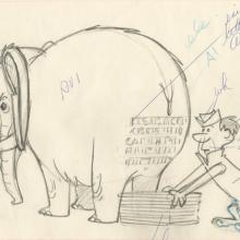 The Flintstones Mammoth Printing Press Layout Drawing - ID: janflintstones22122 Hanna Barbera