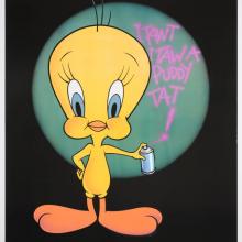 Tweety Graffitti Limited Edition Poster - ID: janlooney22332 Warner Bros.