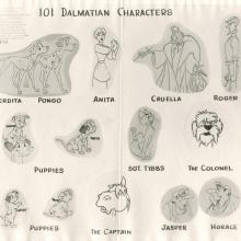 101 Dalmatians Photostat Model Sheet - ID: janmodel20070 Walt Disney