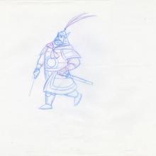 Mulan General Li Production Drawing - ID: jul22369 Walt Disney