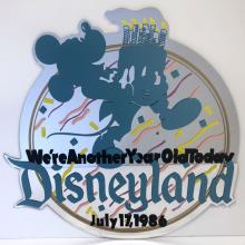 Disneyland 31st Birthday Lamppost Sign - ID: juldisneyana21098 Disneyana