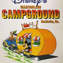 1990s Disney's Vacationland Campground Poster - ID: juldisneyana21259 Disneyana