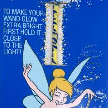 Tinker Bell Glow in the Dark Wand - ID: julydisneyana21146 Disneyana