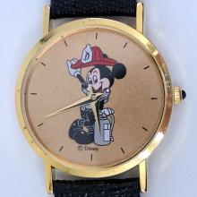 Cast Member Firefighter Mickey Mouse Wristwatch - ID: julydisneyana21284 Disneyana