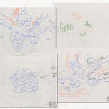 Ren and Stimpy (4) Matching Layout Drawings - ID: jun22100 Nickelodeon