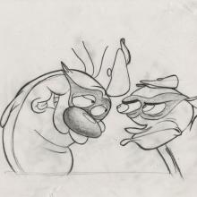 Ren & Stimpy Adult Party Cartoon Story Sketch Drawing - ID: jun22117 Nickelodeon