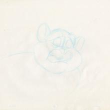 Great Mouse Detective Dawson Production Drawing - ID: jun22322 Walt Disney