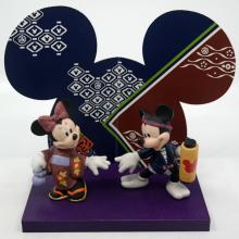 Tokyo Disneyland Mickey and Minnie Ceramic Figure Set - ID: jundisneyana20270 Disneyana