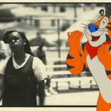 Frosted Flakes Cereal Tony the Tiger Production Cel - ID: junflakes21071 Commercial