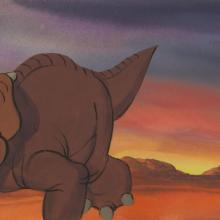 The Land Before Time Cera Charging Color Key Concept - ID: junland21057 Don Bluth