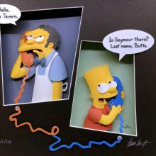 Crank Call Simpsons Tim West 3-D Limited Edition - ID: junsimpsons21001 Fox