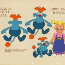 A Troll in Central Park Rosie Color Model Cel - ID: juntroll21051 Don Bluth