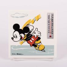 1940s Mickey Mouse Thermo Plaque Thermometer - ID: kempt0001ther Disneyana