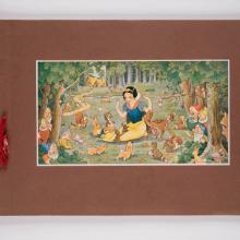 Dutch Snow White and the Seven Dwarfs Stamp Book - ID: marbook22173 Disneyana