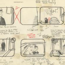 Mr. Magoo's Dick Tracy & the Mob Storyboard Drawing - ID: mardicktracy22306 UPA