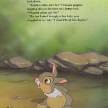 Bambi Storybook Page Signed by Peter Behn - ID: mardisney22371 Disneyana