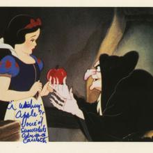 Snow White Postcard Signed by Adriana Caselotti - ID: mardisney22383 Disneyana