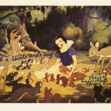 Snow White Postcard Signed by Adriana Caselotti - ID: mardisney22391 Disneyana