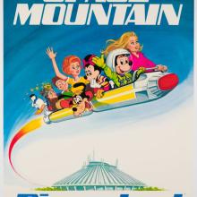 Space Mountain & Freaky Friday Premier Promotional Poster - ID: mardisneyland22211 Disneyana