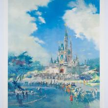Tokyo Disneyland Cinderella Castle Concept Print - ID: mardisneyland22214 Disneyana