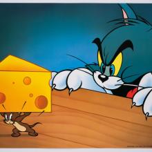 Tom and Jerry Getting the Cheese Large Limited Edition Print - ID: marmgm22076 MGM